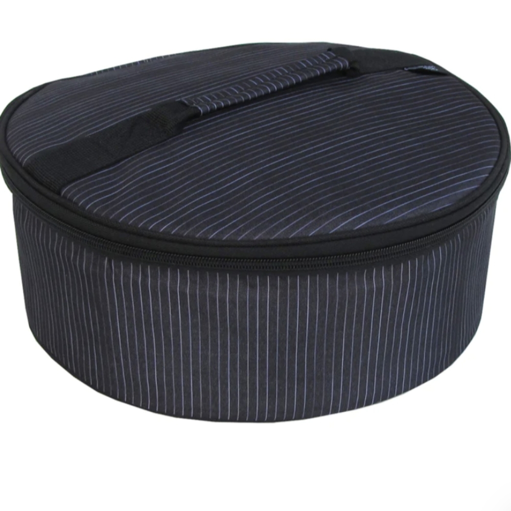 Insulated 12 Inch Pie Casserole Carrier Pinstripe